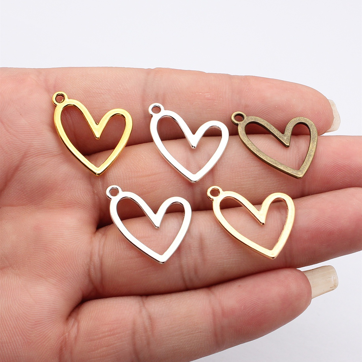 Vintage Fashion Nova - WYSIWYG 20 stuks 22x20mm 5 kleuren