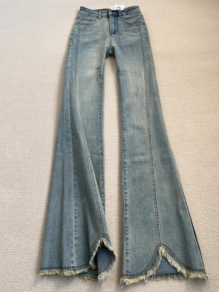 Mom Jean High Rise - Herfst Vintage Y2k Flared Jeans Retro