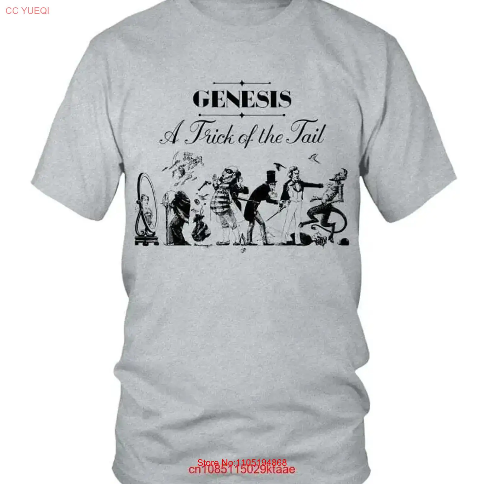Vintage Flannel Shirt - GENESIS BAND T-SHIRT vintage gewassen ademend