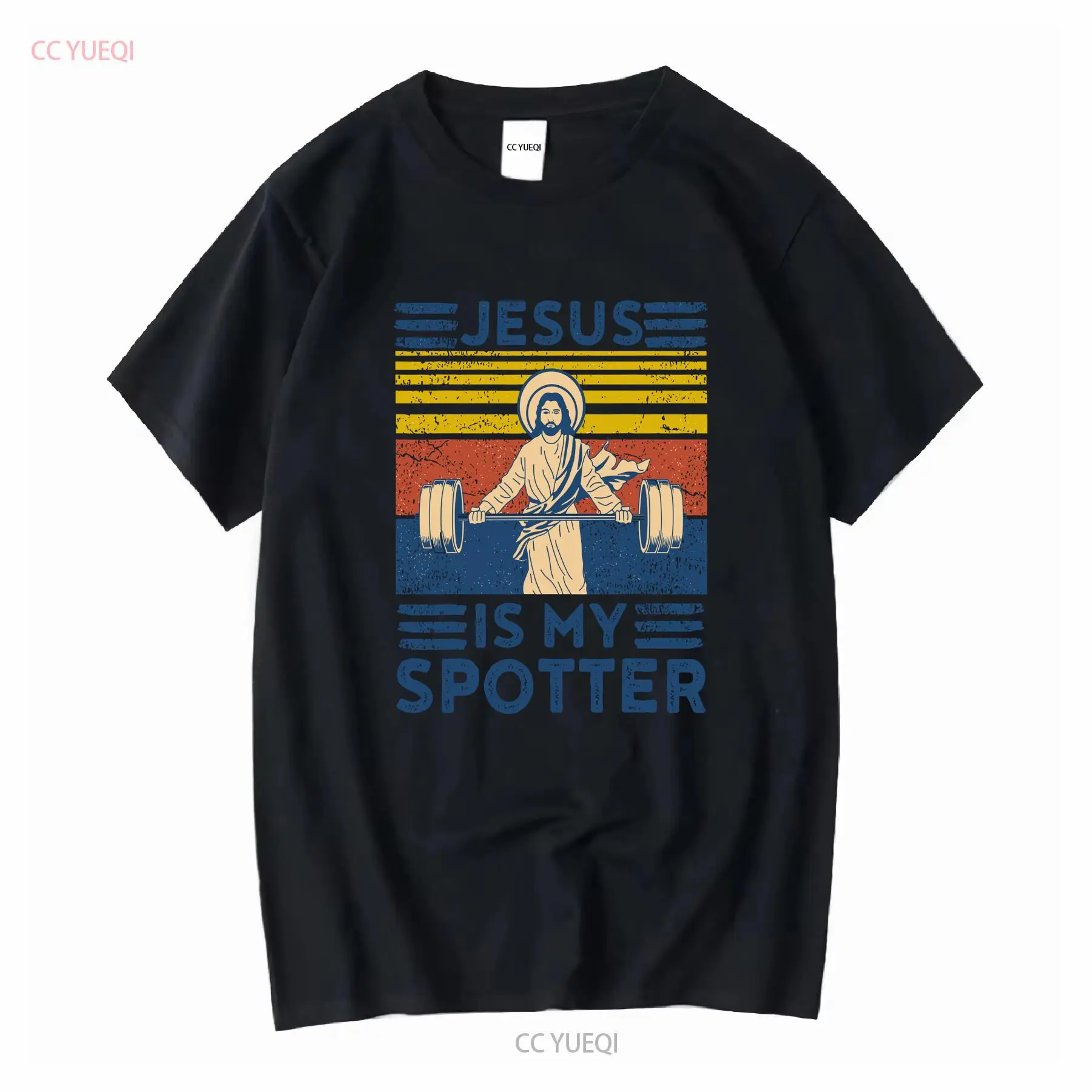 Vintage Flannel Shirt - Zeldzame nieuwe grappige gym T-shirt Jesus