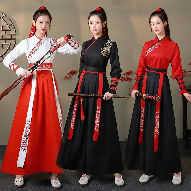 Vintage Style Women Fashion - Moderne Hanfu Vrouwen Top Rok 2