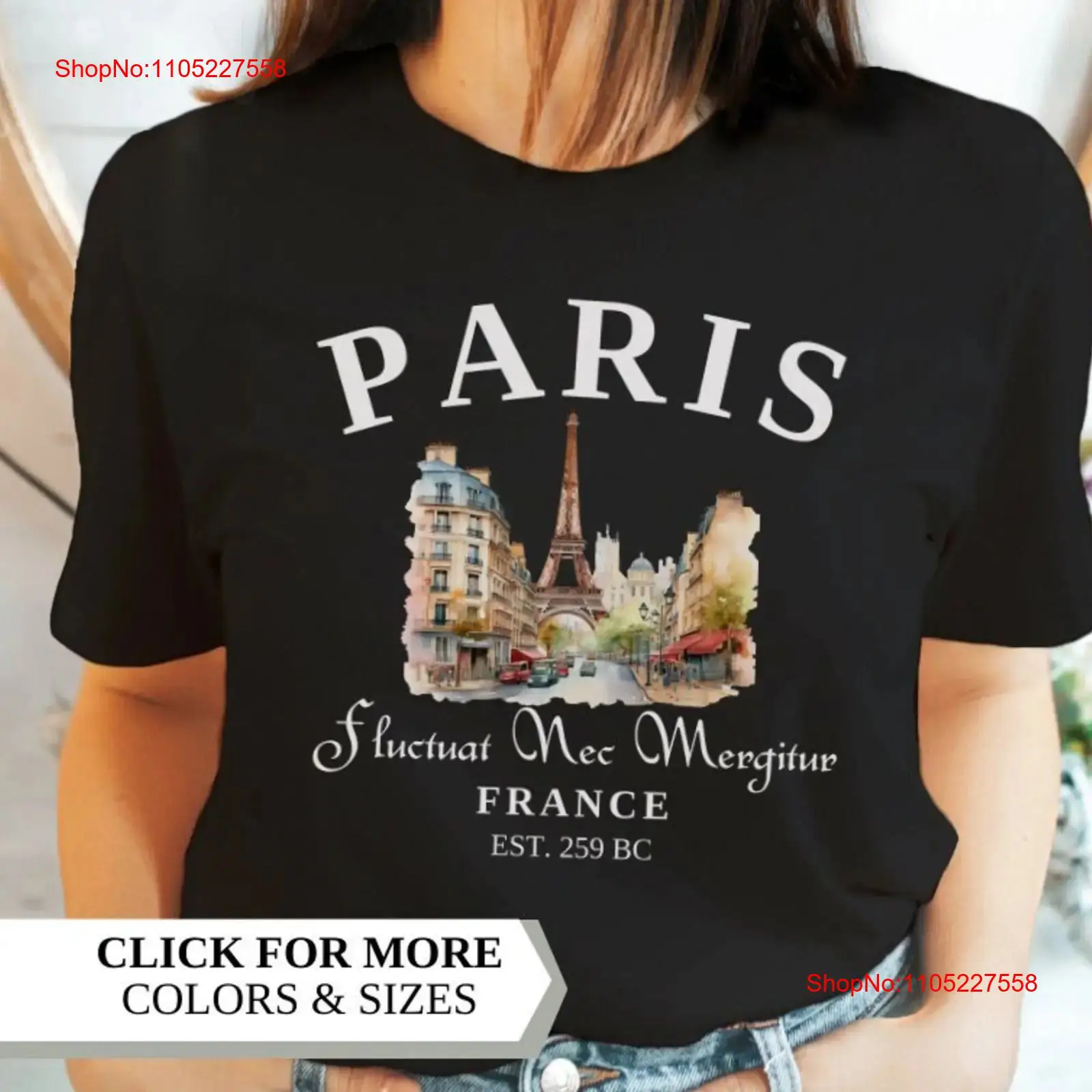Vintage Fashion In Paris - Parijs T-shirt Frankrijk Reizen Vintage vakanties