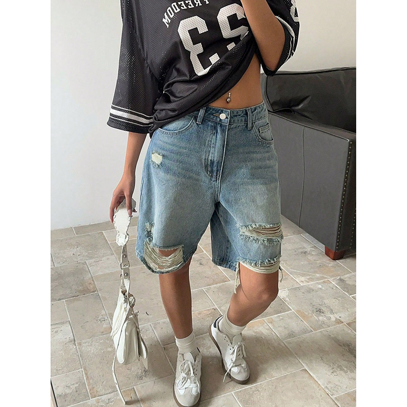 Vintage Fashion Trends 2026 - 2026 Zomer Vrouwen Trend Gescheurde Korte