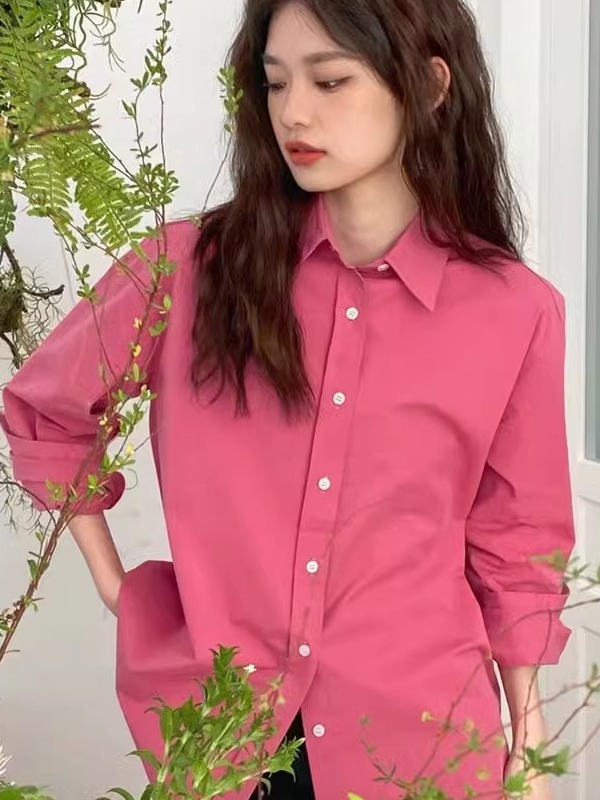 Vintage Fashion Hong Kong - Lentemode Casual los overhemd in Hong