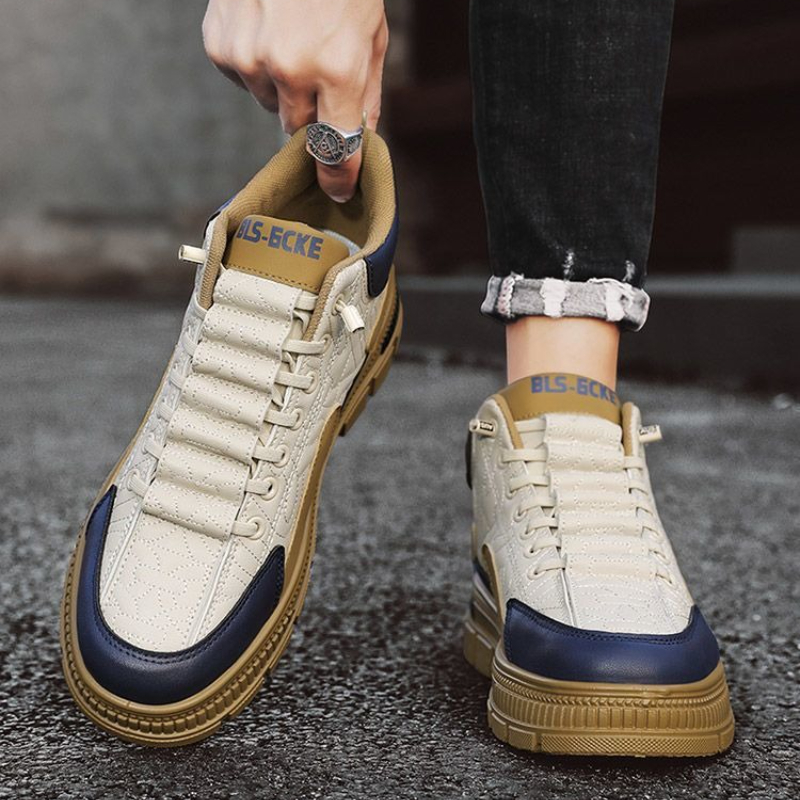 Vintage Fashion Design - Instapper Platform Herenlaarzen Lente Herfst Aanbieding