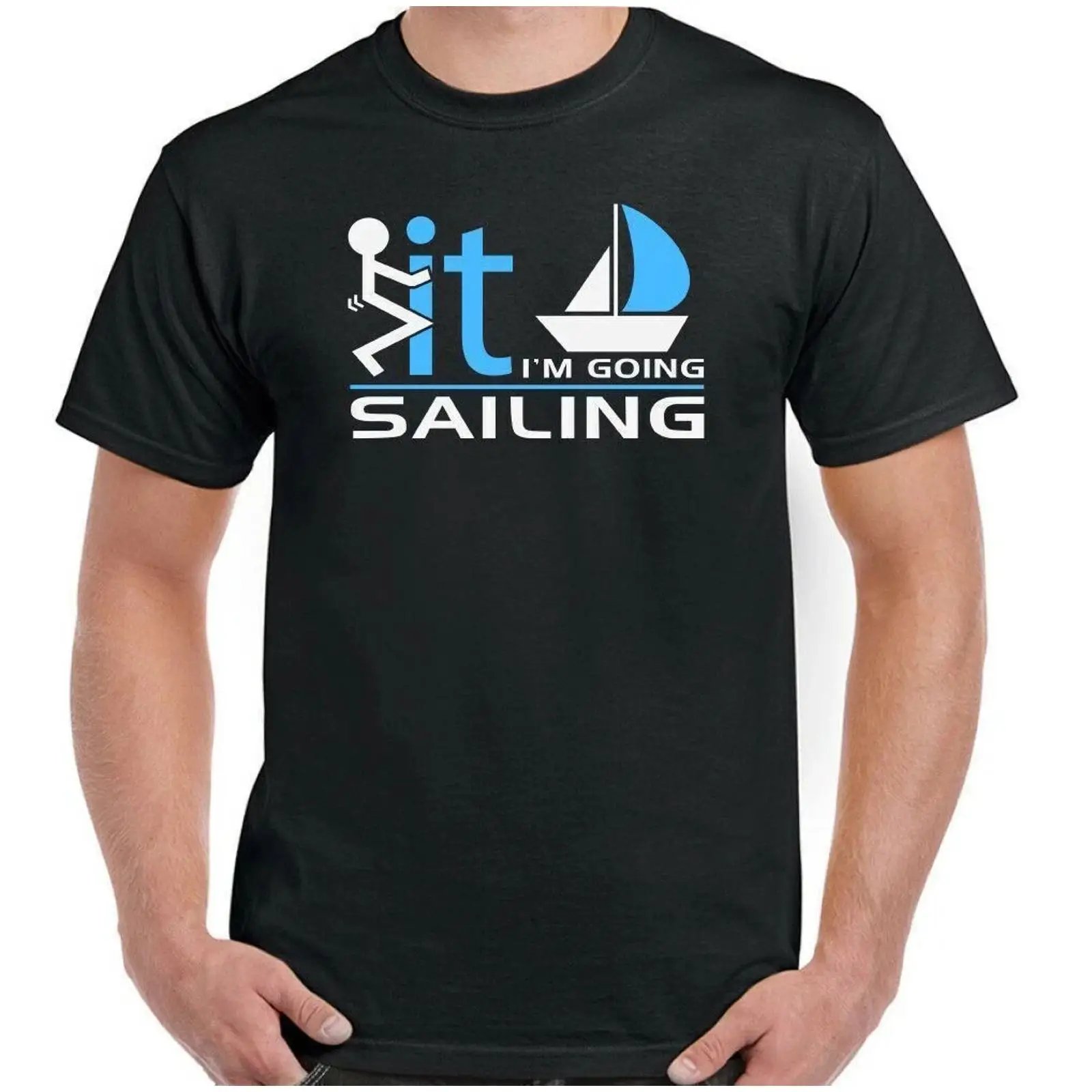 Vintage Yacht Fashion - Zeilen T-shirt Heren Grappige Boot Opblaasbare
