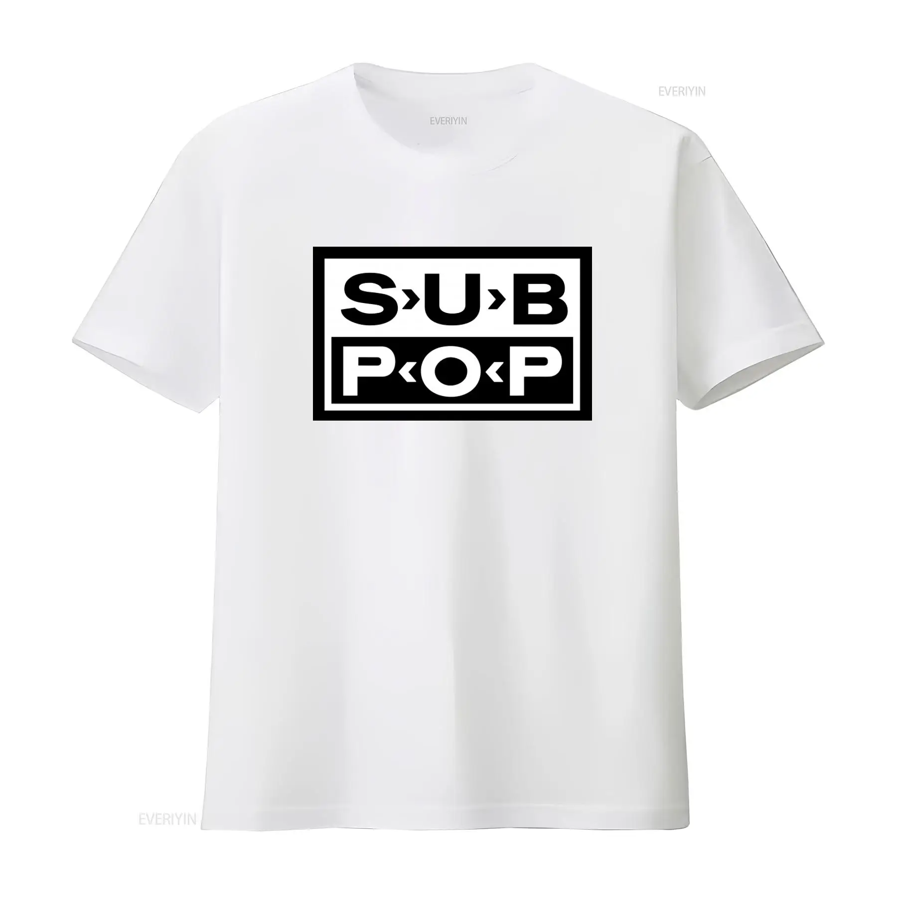Sub Pop Logo T-shirt Zwart met - Vintage Flannel Shirt recensie en prijs