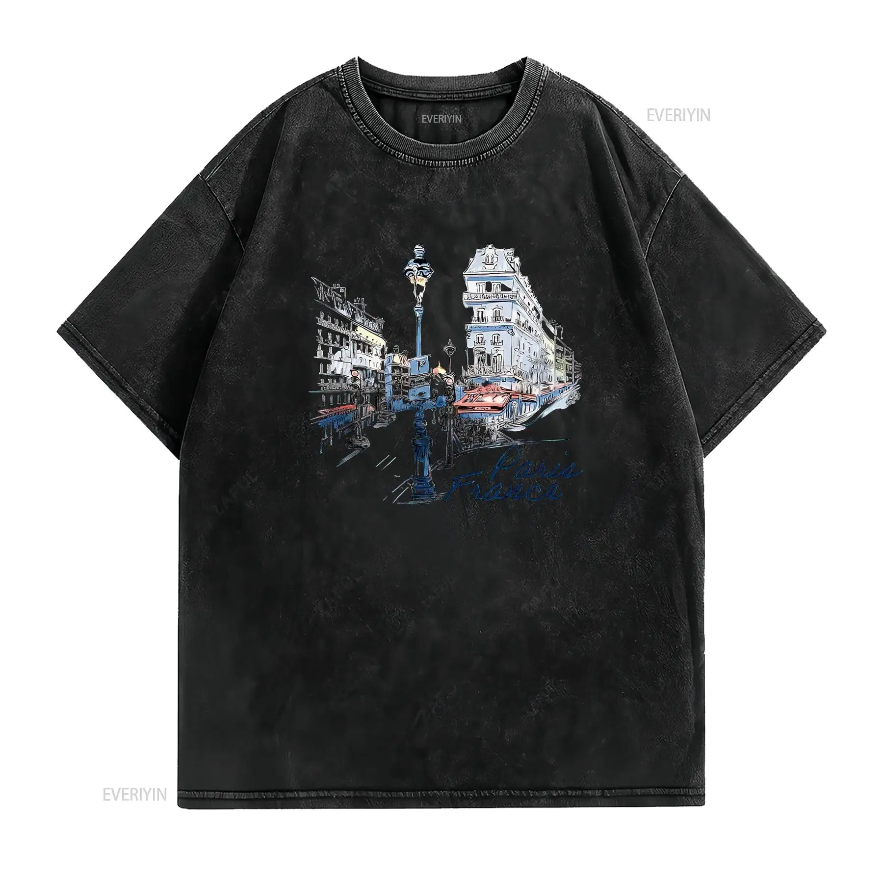 Parijs Frankrijk Souvenir tee  - Vintage Fashion In Paris recensie en prijs