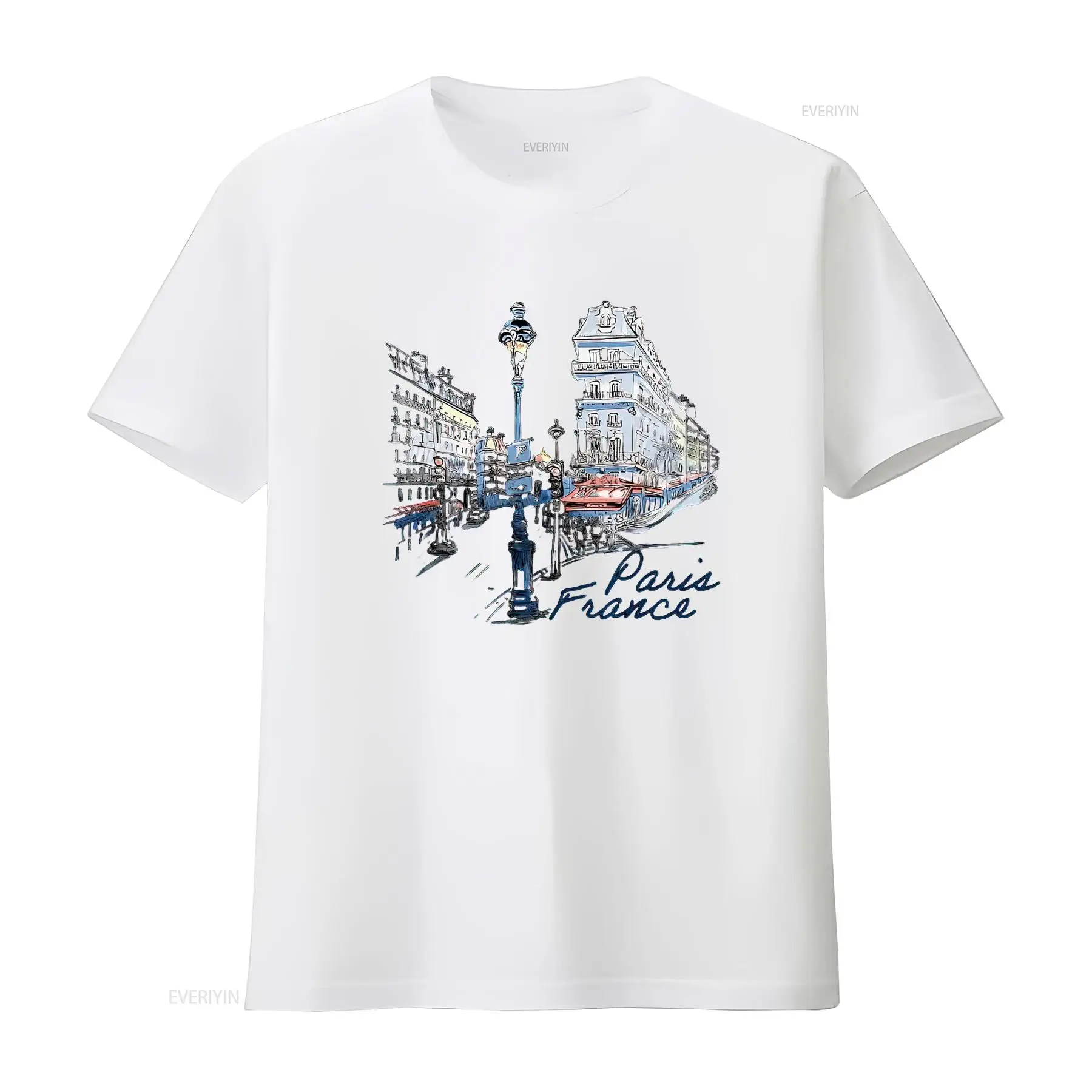 Parijs Frankrijk Souvenir tee  - Vintage Fashion In Paris recensie en prijs