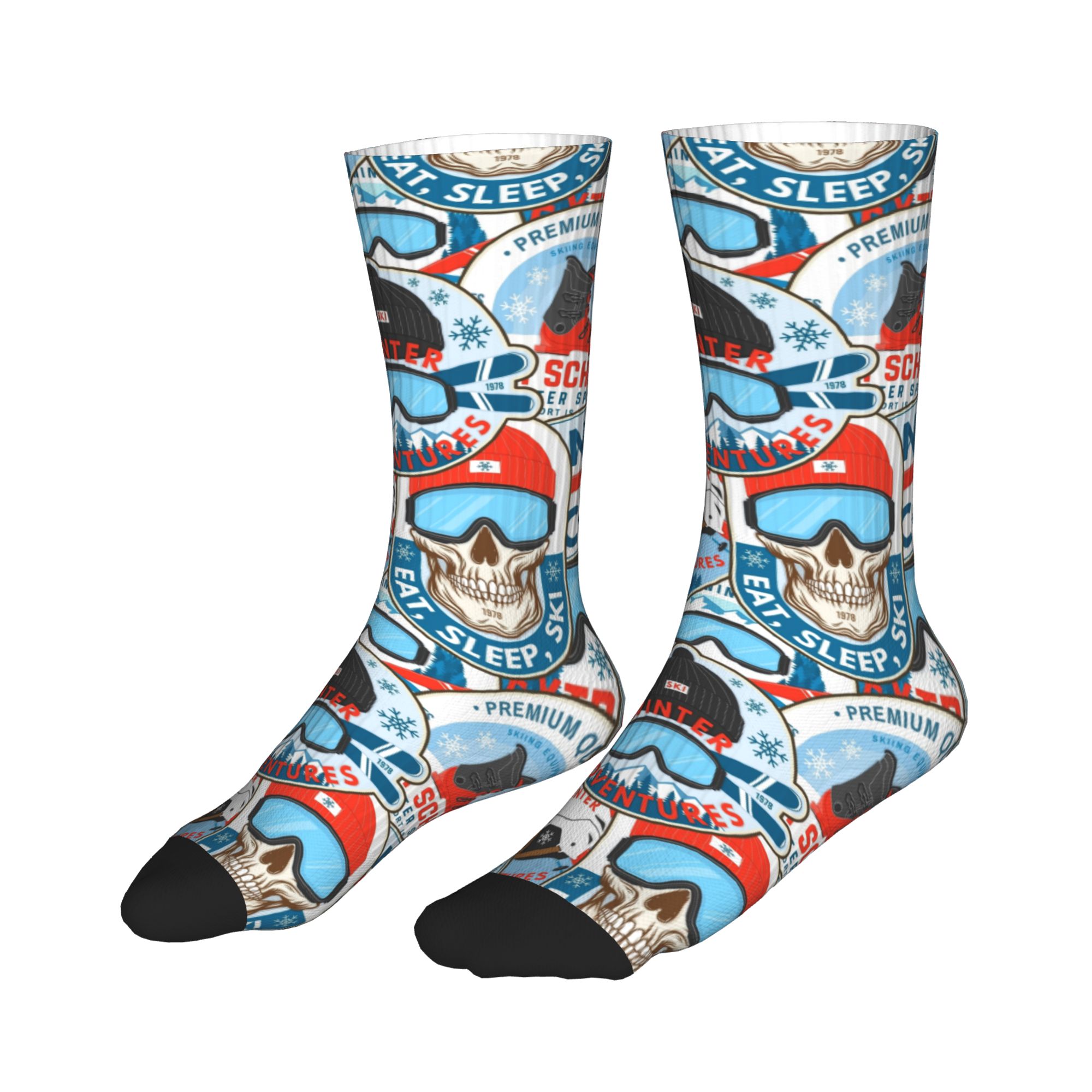 Vintage rood blauwe Ski Club n - Vintage Fashion For Mens recensie en prijs