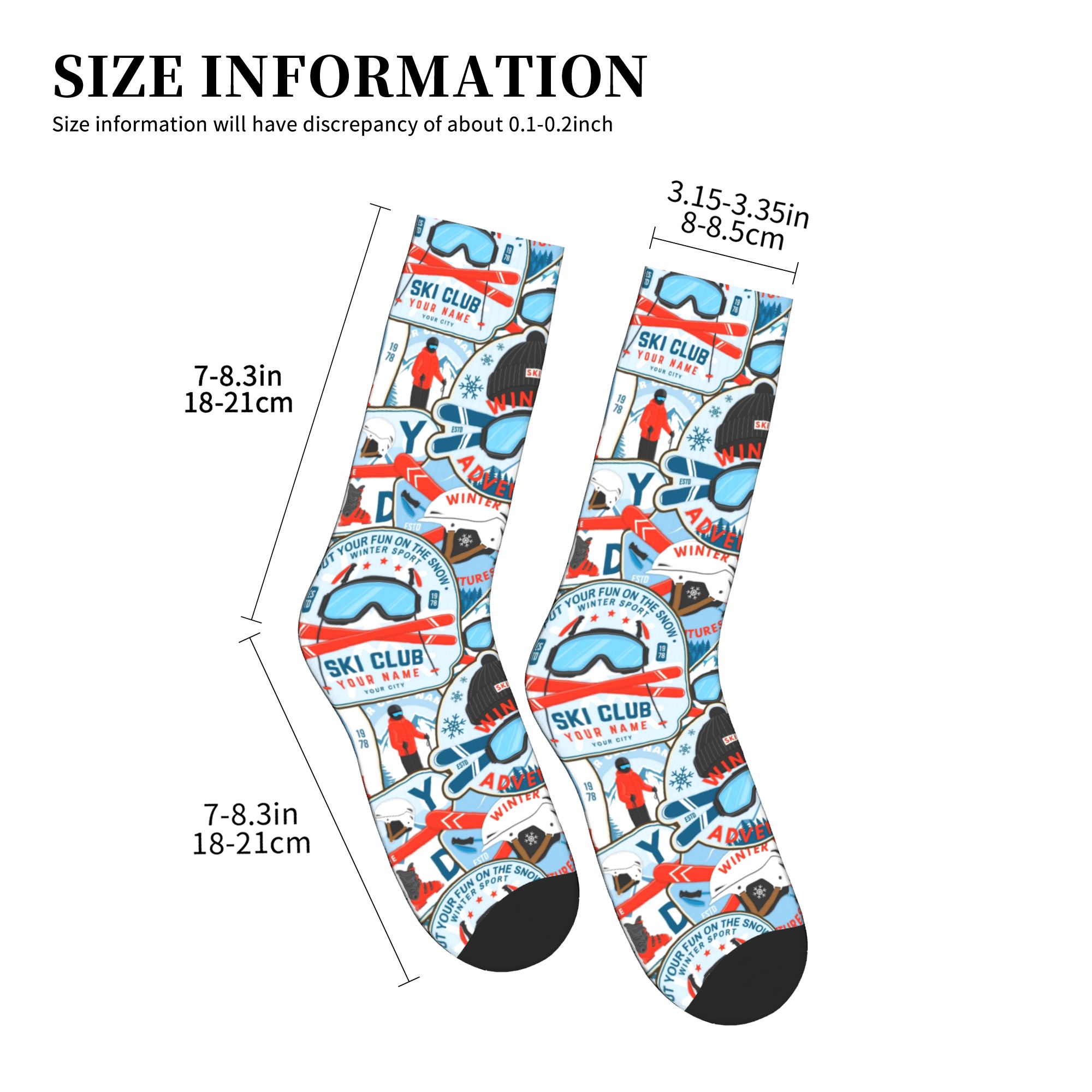 Vintage rood blauwe Ski Club n - Vintage Fashion For Mens recensie en prijs