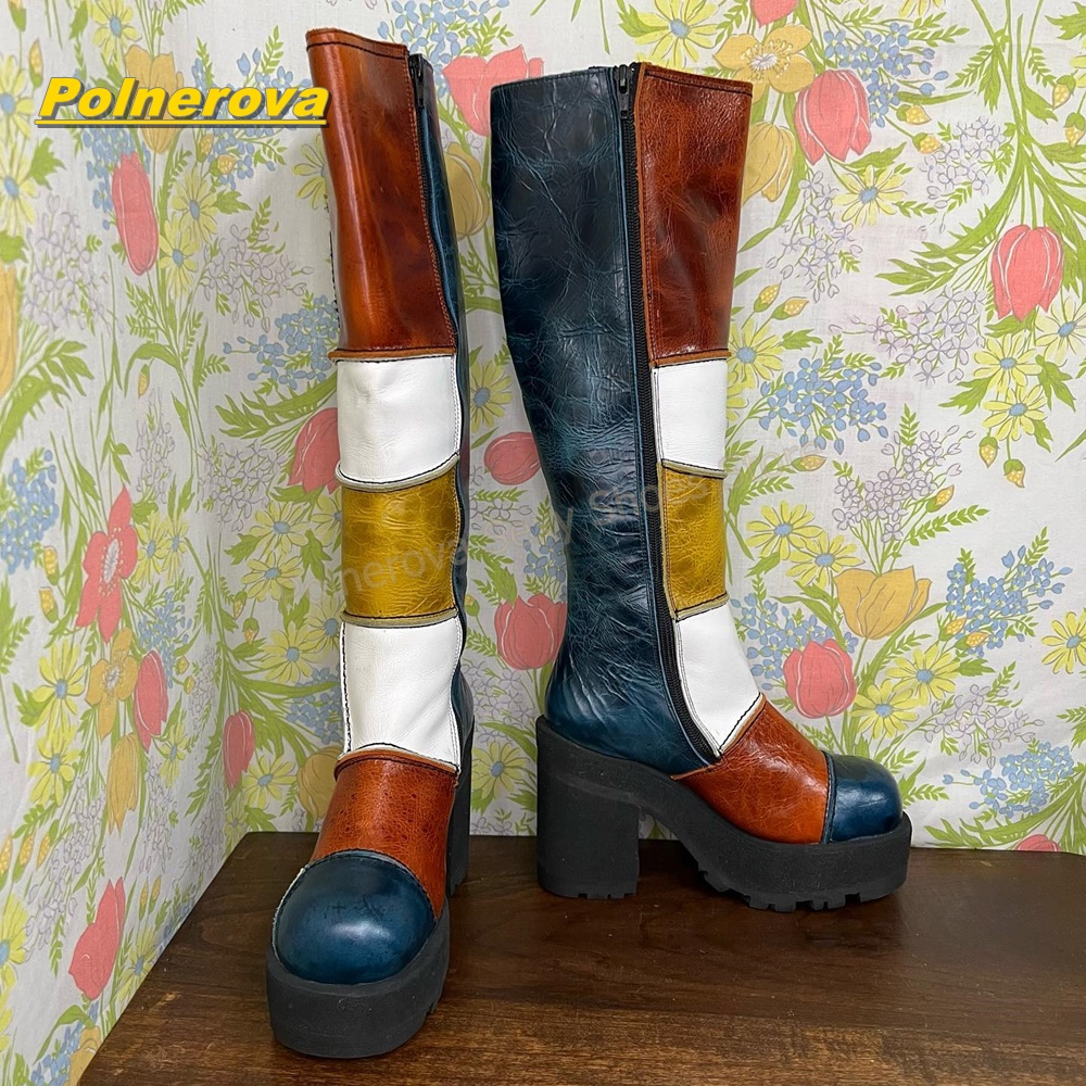 Vrouwen Retro Patchwork Ledere - Vintage Style Women Fashion recensie en prijs