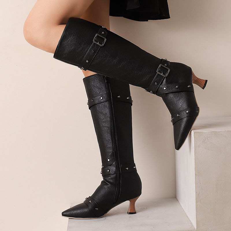 Girseaby dames knielange laars - Vintage Style Women Fashion recensie en prijs