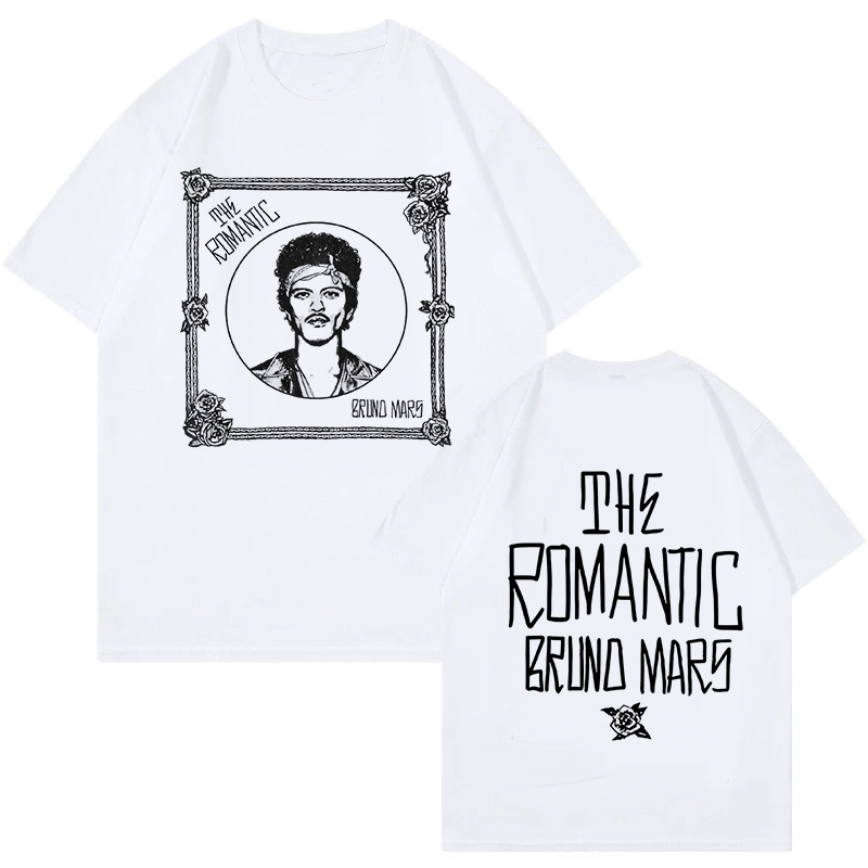 Bruno Mars Print Vintage T-shi - Vintage Fashion Eu recensie en prijs