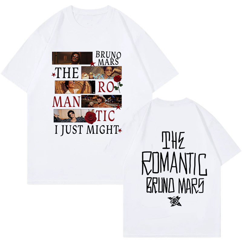 Bruno Mars Print Vintage T-shi - Vintage Fashion Eu recensie en prijs