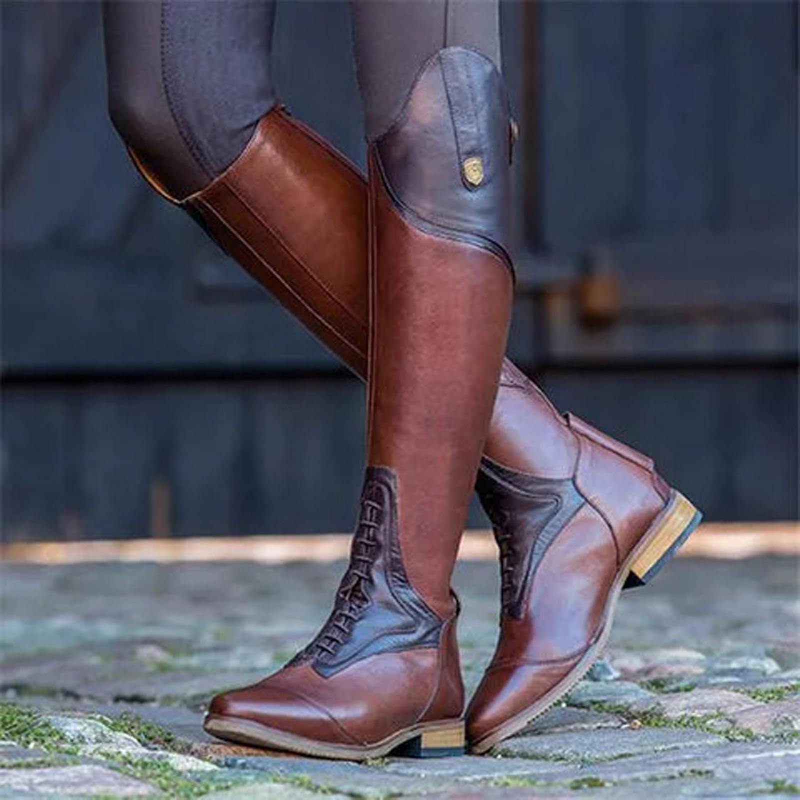 Kniehoge laars Casual laars Mo - Vintage Style Women Fashion recensie en prijs