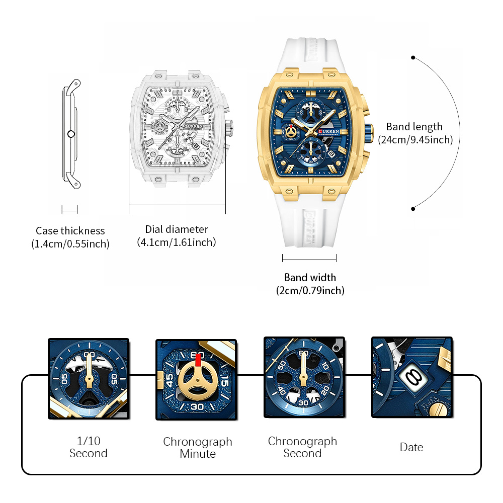 CURREN Luxe vintage horloge vo - Vintage Fashion Design recensie en prijs