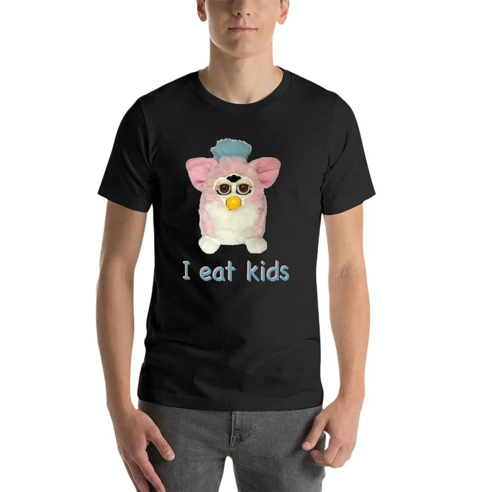 Furby I eat kids T-shirt grafi - Vintage Fashion Archive recensie en prijs