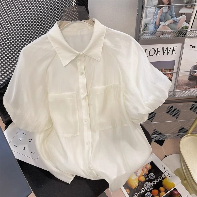 Dames losse blouse met bubbelm - Vintage Fashion Hong Kong recensie en prijs