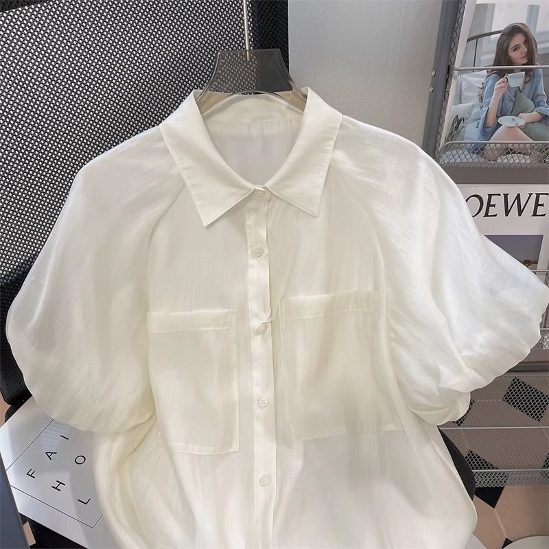 Dames losse blouse met bubbelm - Vintage Fashion Hong Kong recensie en prijs