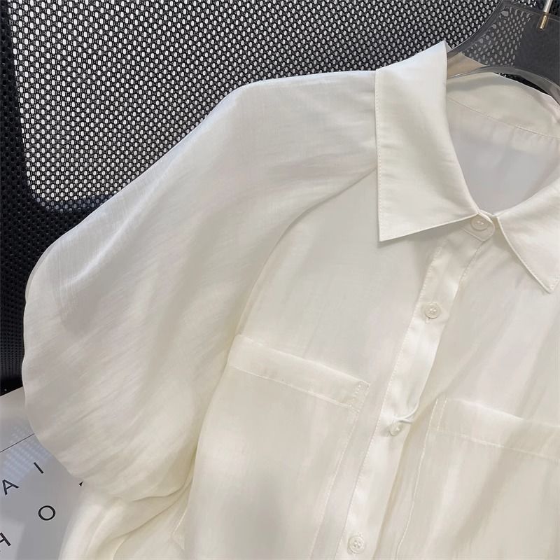 Dames losse blouse met bubbelm - Vintage Fashion Hong Kong recensie en prijs