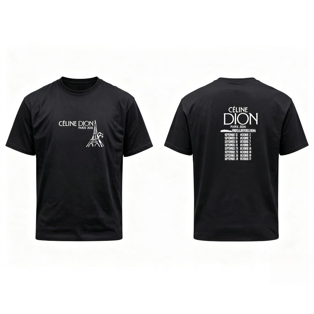 Celine Dion Paris 2026 Tour T- - Vintage Fashion In Paris recensie en prijs