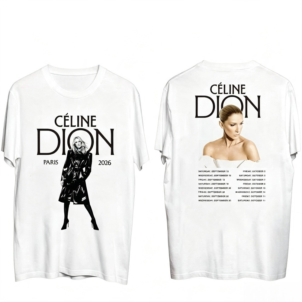 Celine Dion Paris 2026 Tour T- - Vintage Fashion In Paris recensie en prijs