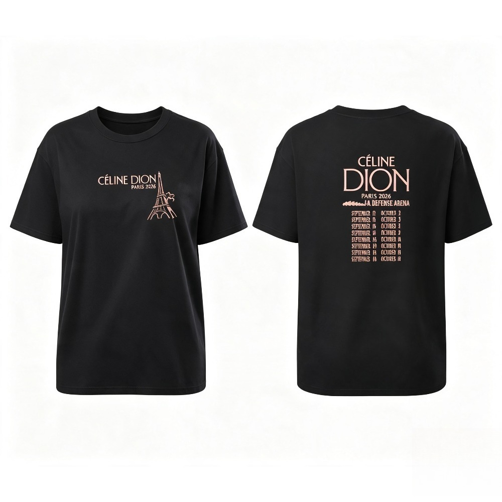 Celine Dion Paris 2026 Tour T- - Vintage Fashion In Paris recensie en prijs