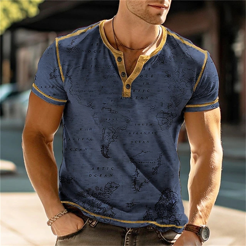 Herenshirts Henry, grappige 3D - Vintage Fashion For Mens recensie en prijs