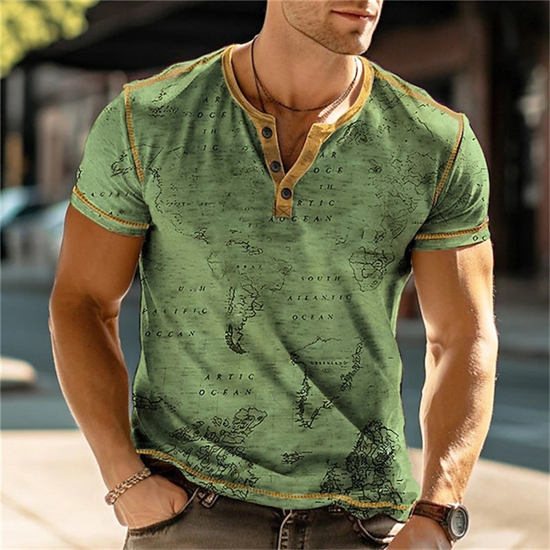 Herenshirts Henry, grappige 3D - Vintage Fashion For Mens recensie en prijs