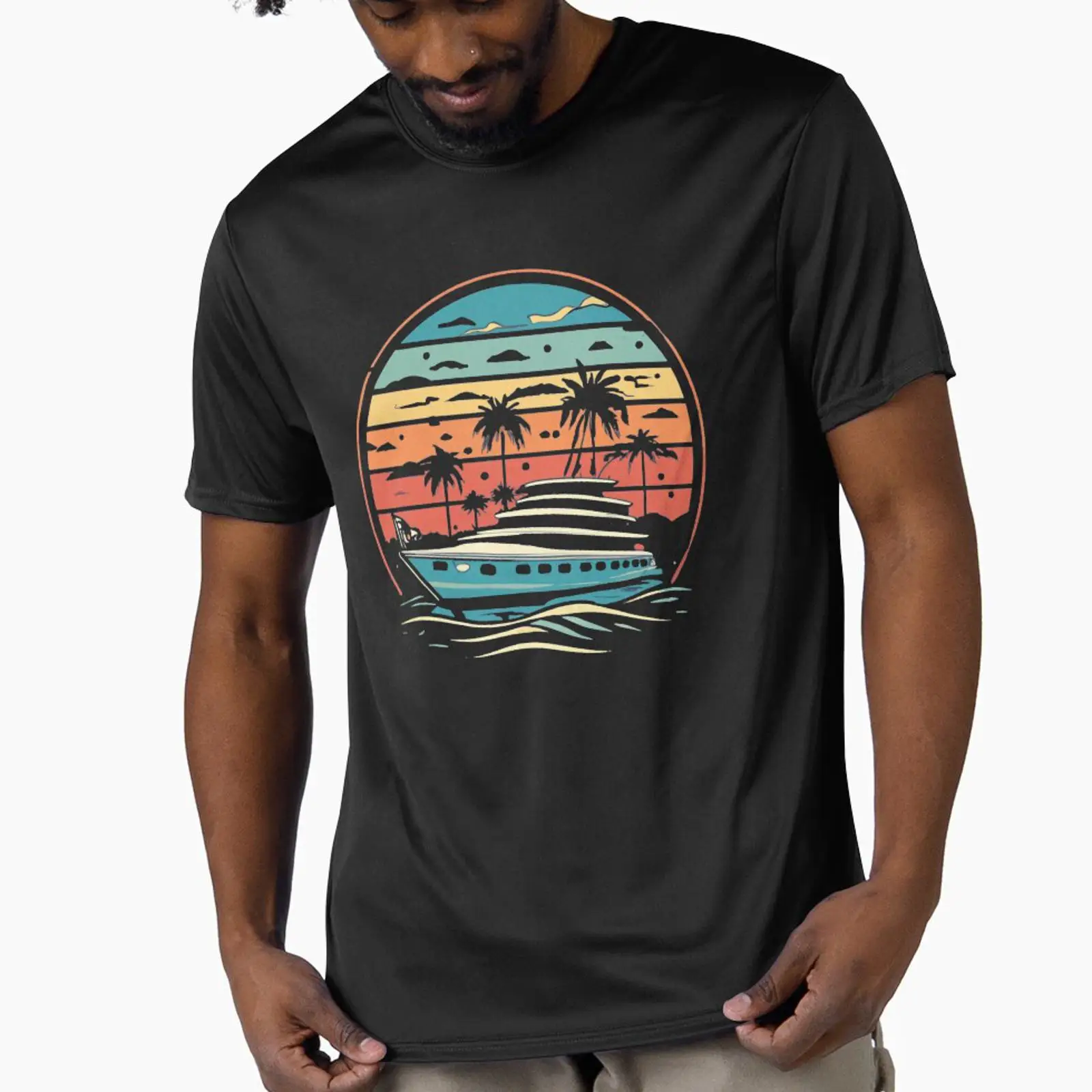 Vintage kleuren zonsondergang- - Vintage Yacht Fashion recensie en prijs