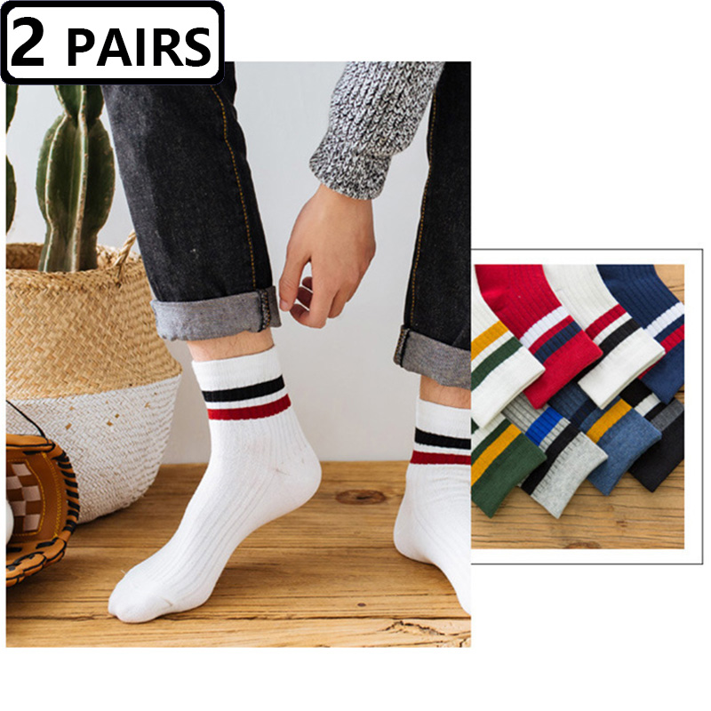 2 paar herensokken gestreept k - Vintage Fashion Eu recensie en prijs