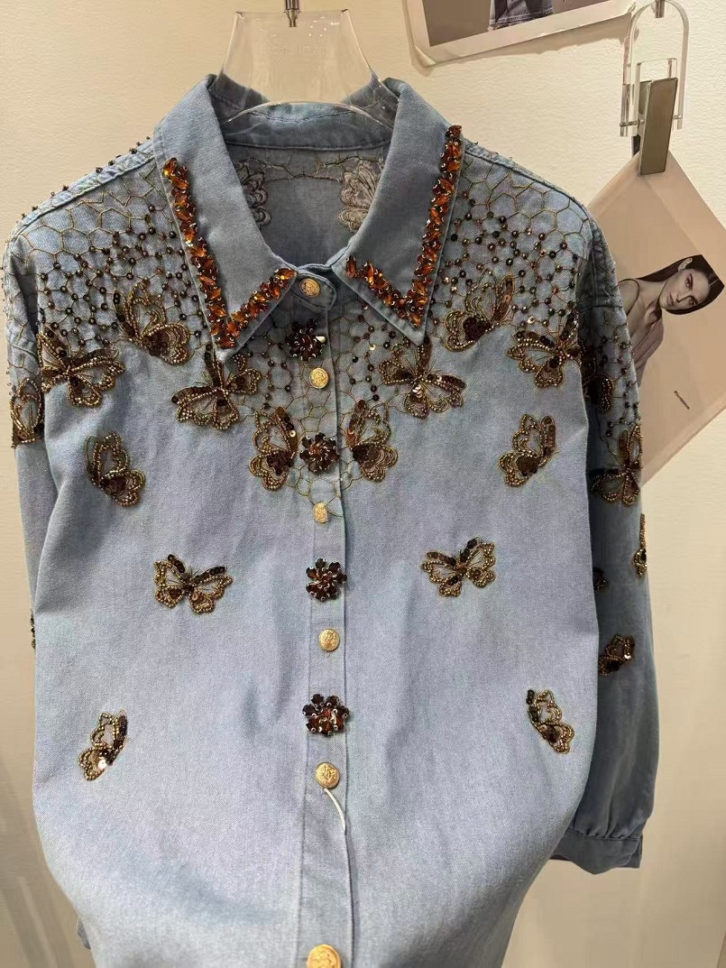 Luxe stijl denim jack voor dam - Vintage Fashion Trends 2026 recensie en prijs