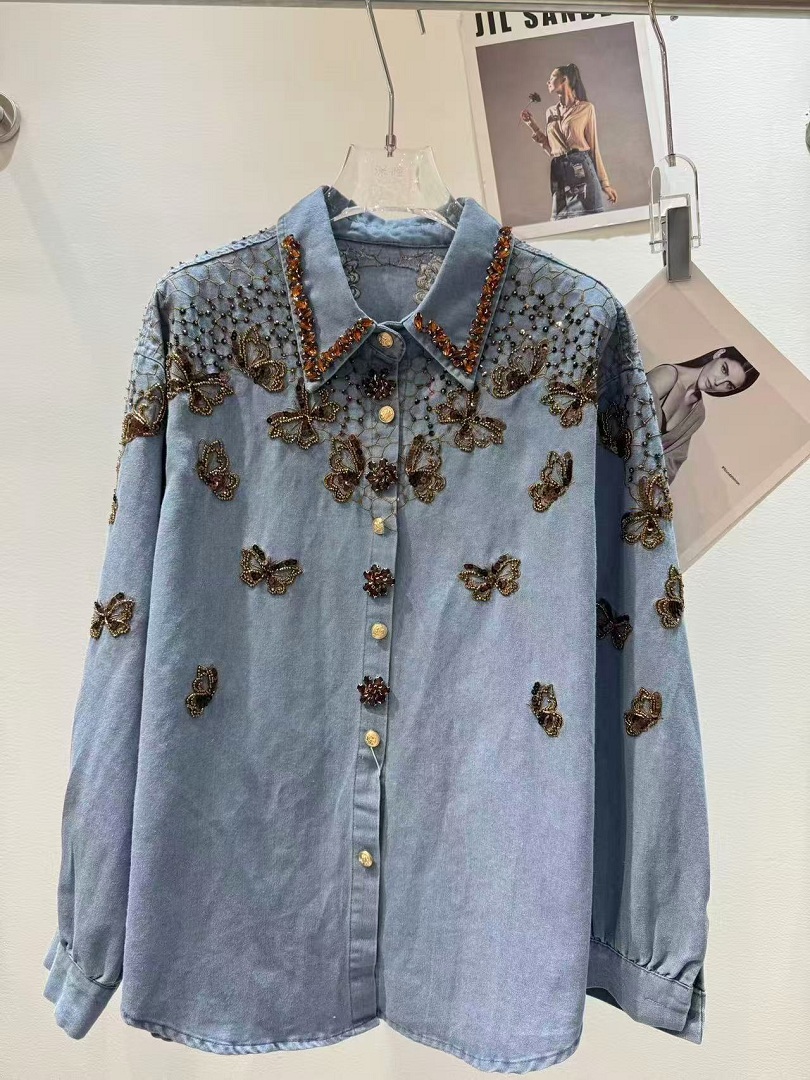 Luxe stijl denim jack voor dam - Vintage Fashion Trends 2026 recensie en prijs