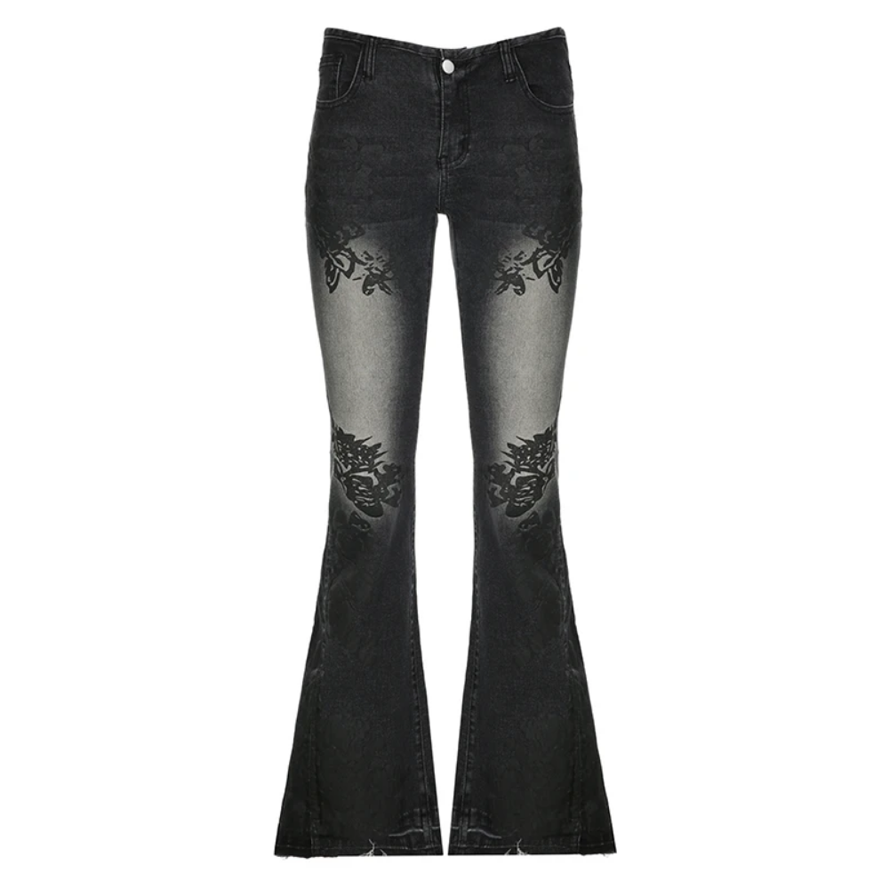 Streetwear Flare Jeans Vrouwen - Mom Jean High Rise recensie en prijs