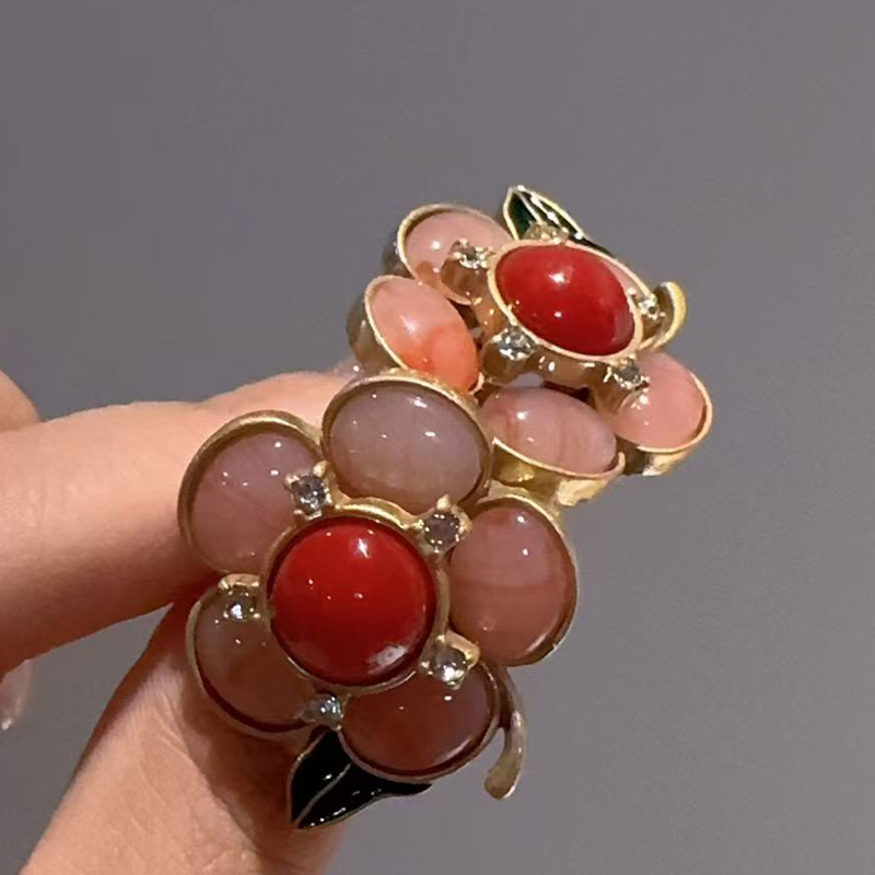 Vintage natuursteen roze bloem - Vintage Fashion Trends 2026 recensie en prijs